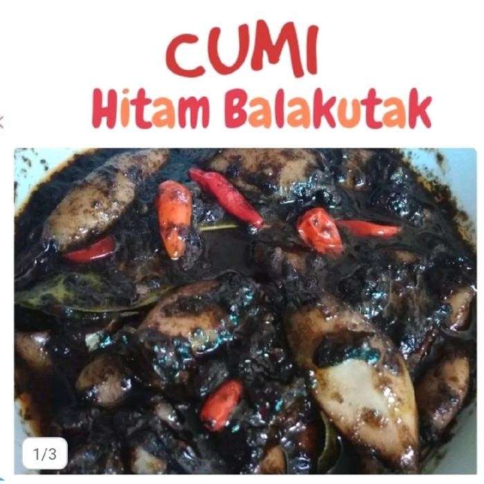 

cumi hitam balakutak fresh non frozen makanan siap saji halal stok terbatas