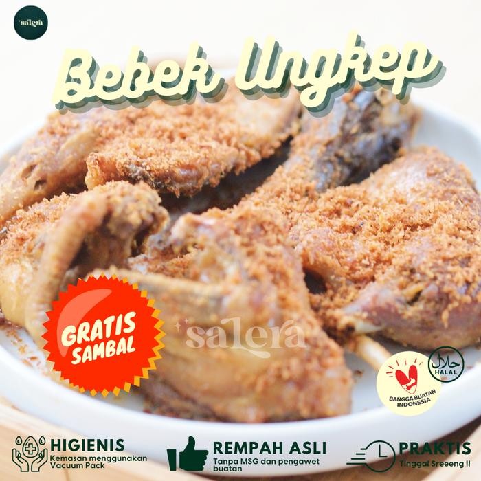 

bebek ungkep bumbu kuning 1 ekor vakum pack higienis siap goreng by salera sajian instan stok