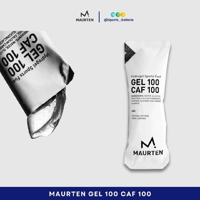 

maurten gel 100 caffeine 100 - energy gel olahraga stok terbatas