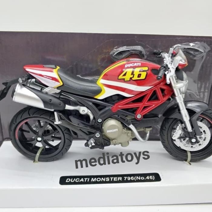 diecast motor newray 1:12 ducati monster #46