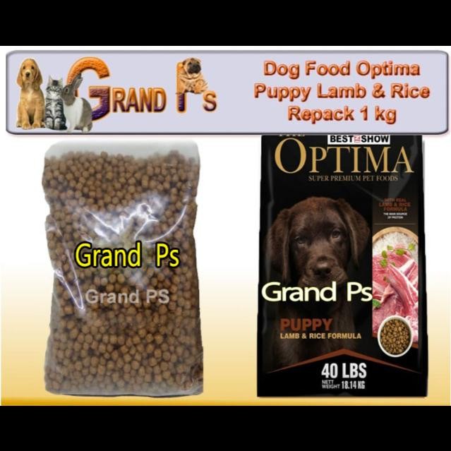 ID DOG FOOD OPTIMA PUPPY LAMB KEMASAN REPACK POLOS 1 KG