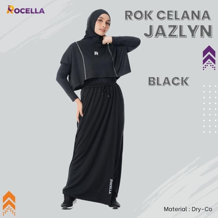 Rok Celana Wanita Rocella Rok Celana JAZLYN Rok Celana Muslimah Panjang sepeda jogging Bahan Dry co