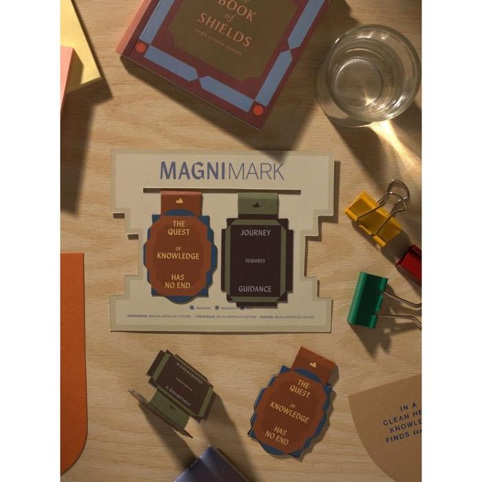 

Promo Magni Magnetic Bookmark - Pembatas Buku Magnetik