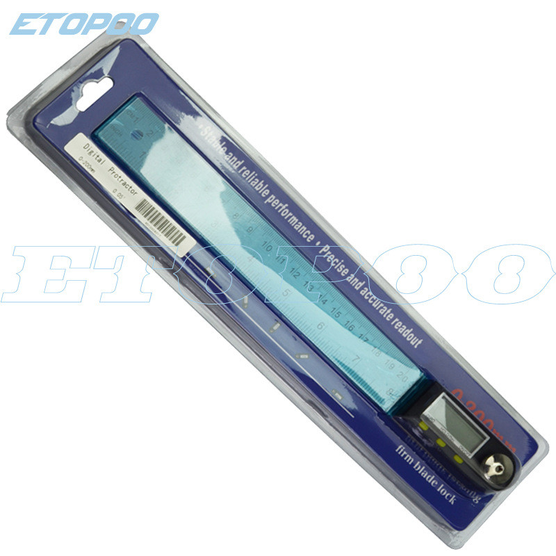 

ETOPOO Penggaris Sudut Digital dengan Layar LCD - Alat Ukur Sudut Stainless Steel untuk Tukang Kayu & Konstruksi - Akurat & Tahan Lama |32KSA29H|