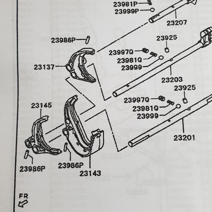 Fork Garpu Transmisi Manual Gigi 3 4 Mitsubishi Triton All New Triton