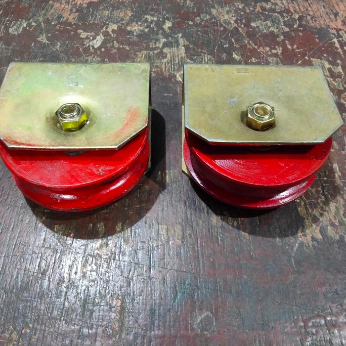 PJ Roda pagar 8 cm bulat besi harga perbiji