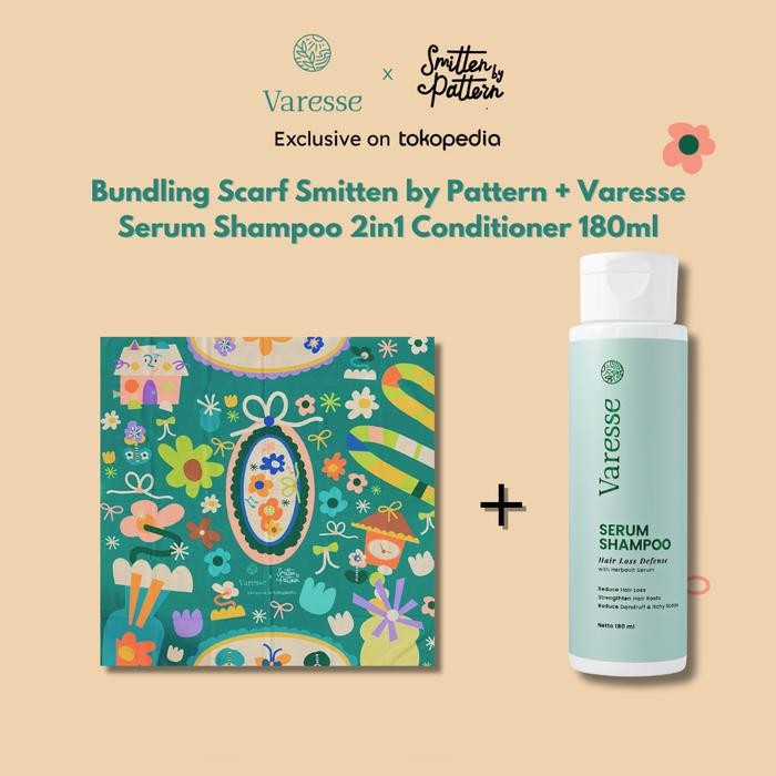 Varesse Serum Shampoo & Conditioner + Scarf Smitten by Pattern