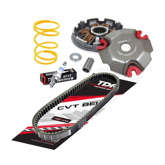 Paling Murah Paket Cvt Akselerasi Tdr Mio Sporty Mio Soul Big Pulley Koso Terlariss 