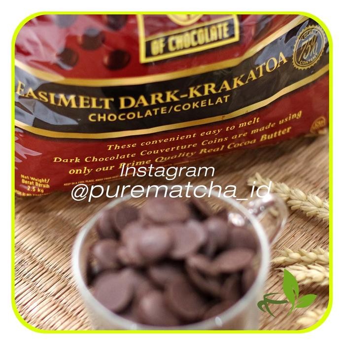 

IGIH- Chocolate Couverture Tulip Easimelt Dark Krakatoa 75% Coklat 500Gr