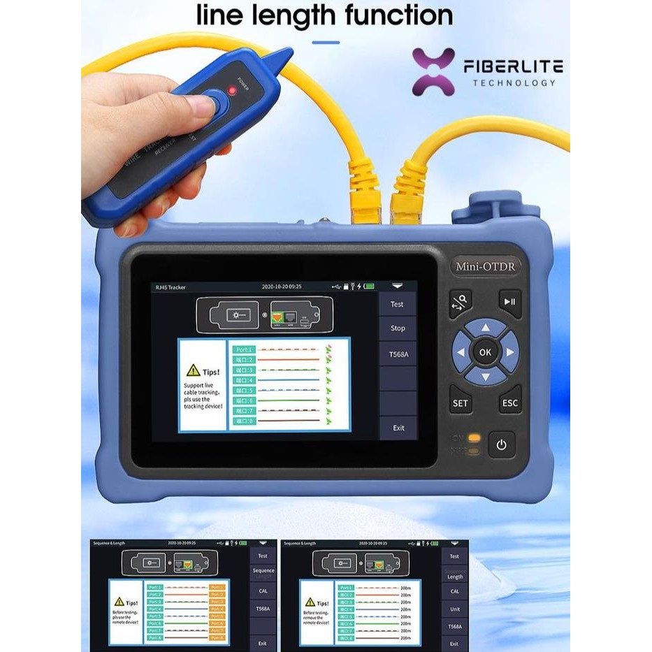 OTDR SMART MINI / OTDR FIBER OPTIC AUA-800 COMPTYCO /OTDR MINI TOUCHSCREEN