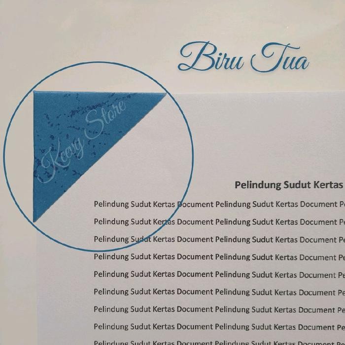 

New Pelindung Sudut kertas / Document Legalitas Isi 100pcs