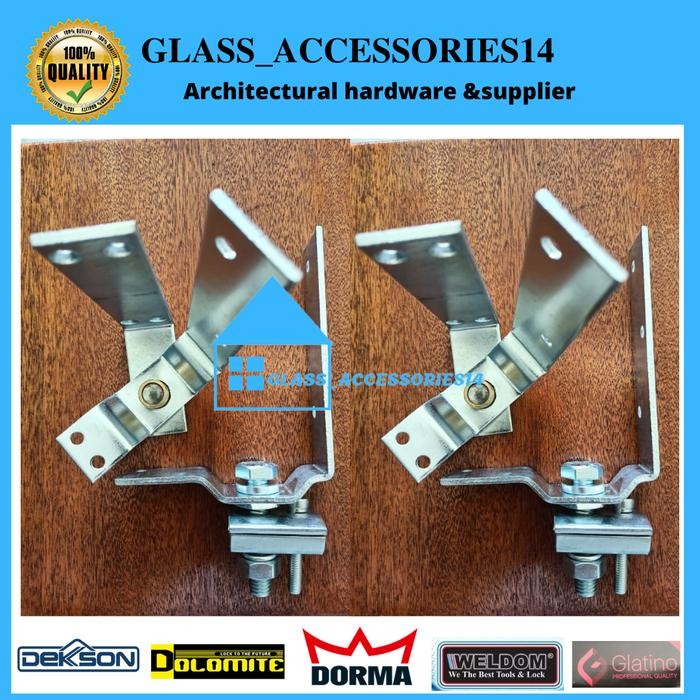 Pivot Engsel pintu lipat aluminium atas dan bawah