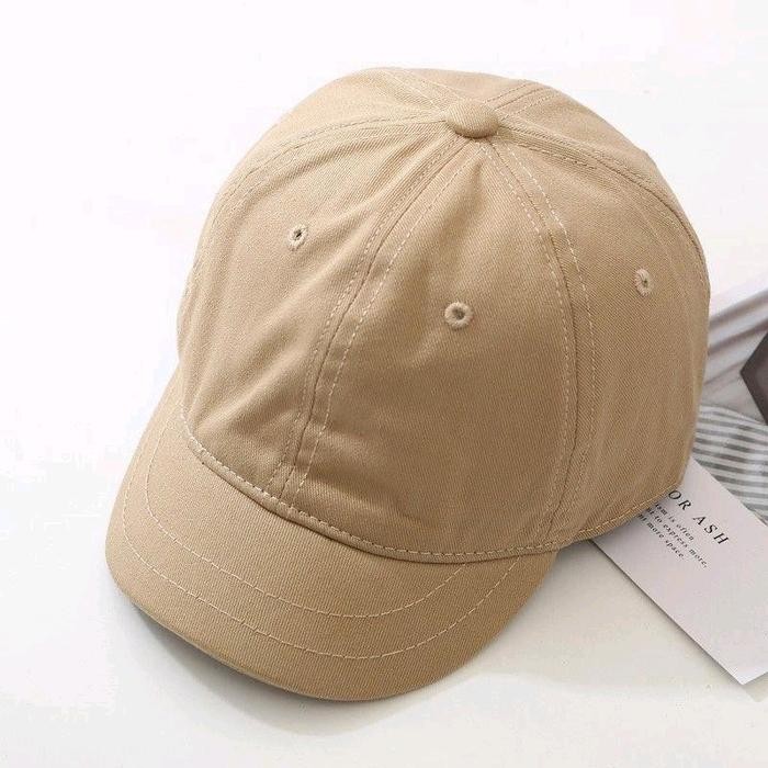 Topi Baseball Polos Visor Pendek Uni