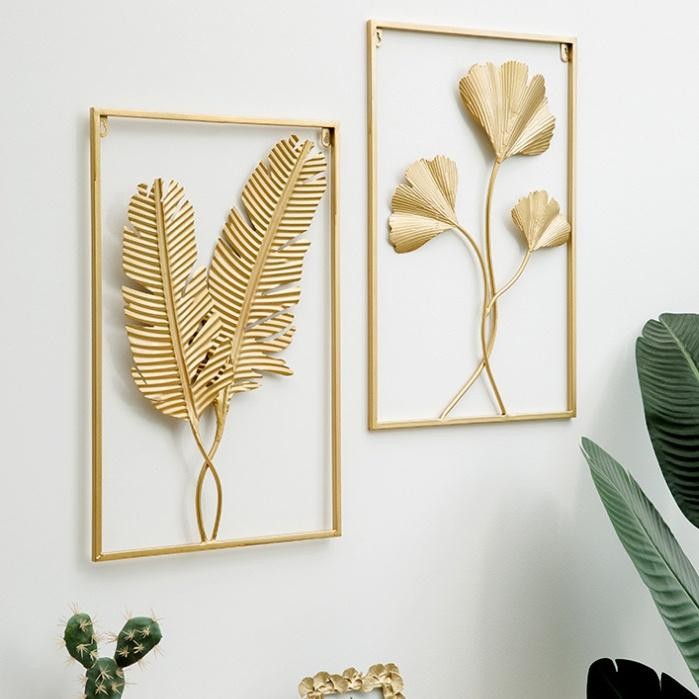 Hiasan Dinding Ruang Tamu Hiasan Dinding Daun Besi Untuk Hiasan Dinding Ruang Masuk Dinding Latar