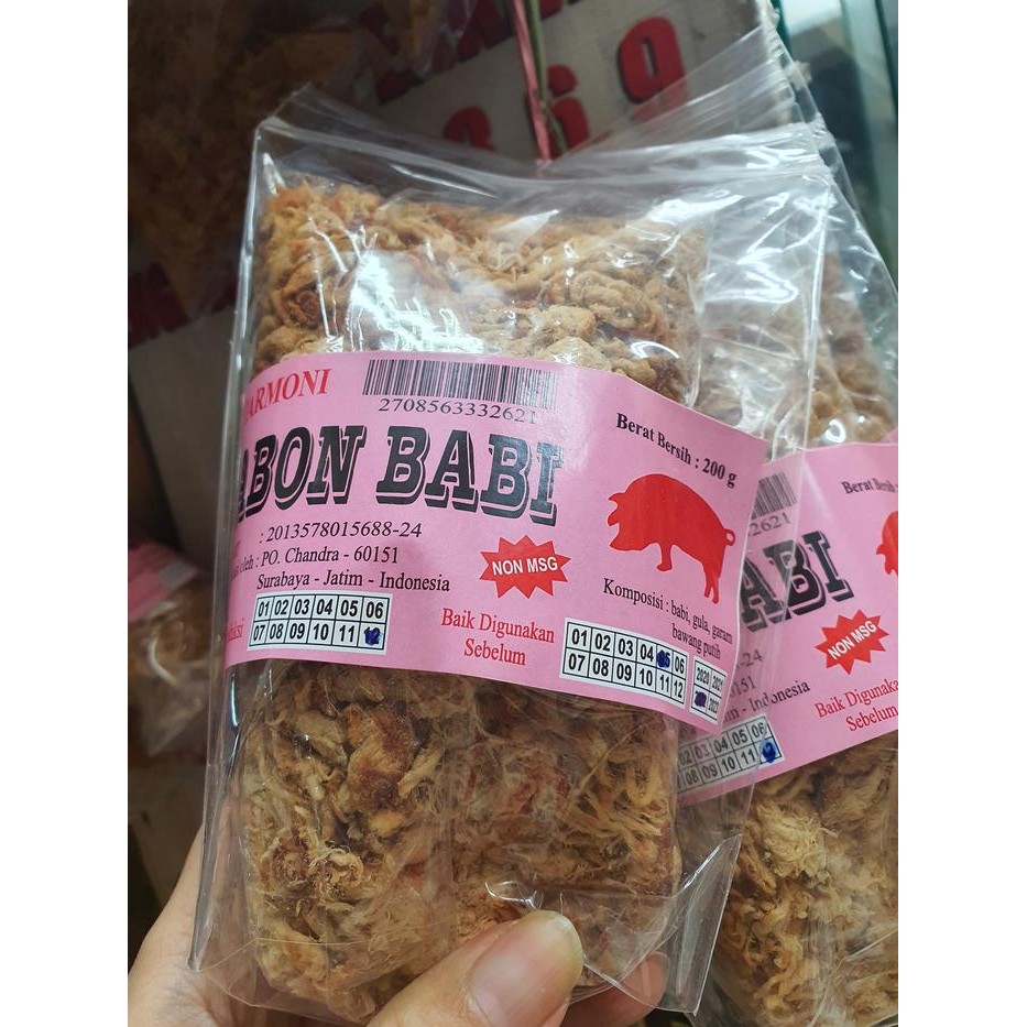 

Baru Abon Babi Harmoni-200Gr