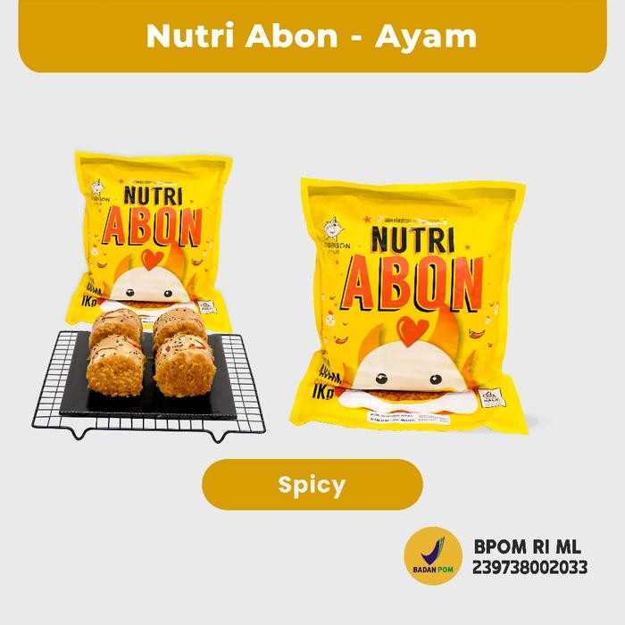 

Baru Nutri Abon Ayam Premium By Tigerson Philti Halal Enak Bergizi