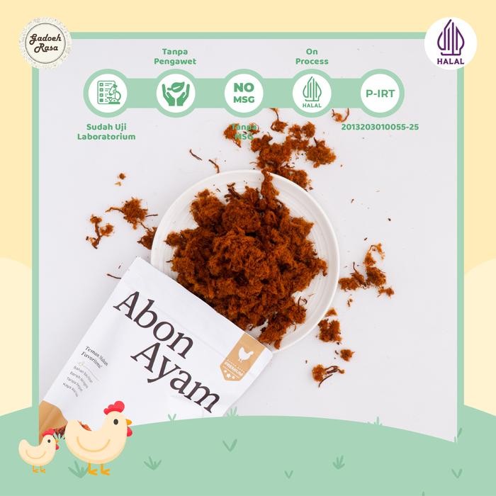 

Baru Abon Ayam Premium Gadoeh Rasa Food Refill Pouch Halal
