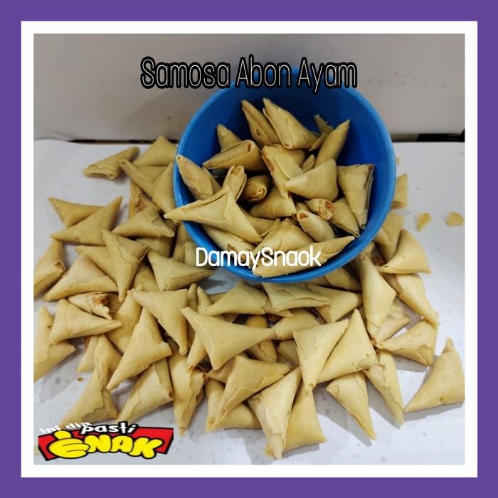 

Baru Samosa Isi Abon Ayam 250Gr Renyah Pedas Manis