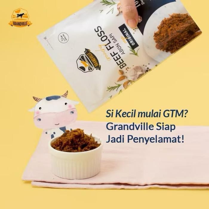

Baru Grandville Abon Ayam, Sapi & Ikan 100Gr Original & Spicy Mpasi Bayi Halal