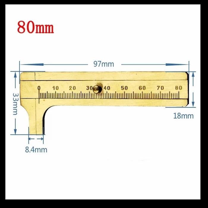 SIAP KIRIM SIGMAT MINI CALIPER BAHAN KUNINGAN / ALAT UKUR MINI PRESISI
