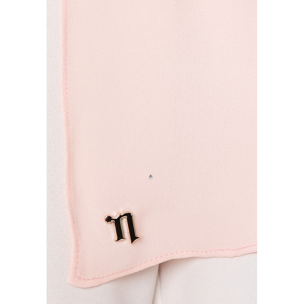 Naelofar - Lady Noor Semi-Instant Hijab With Inner (Wanita) (Angel Pink)