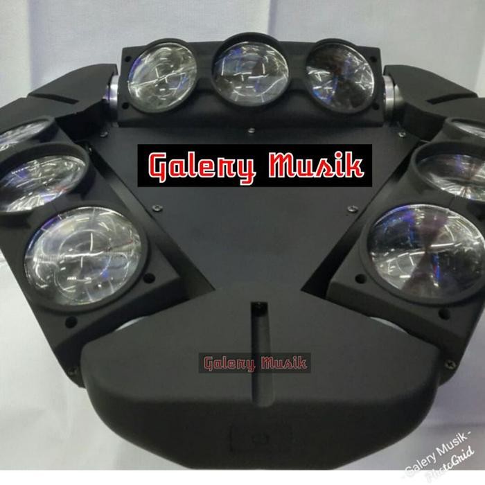 Bisa E-Faktur Moving Spider 9X10Watt Light Fullcolour Beam Moving Head Spider Lampu Dengan Efek