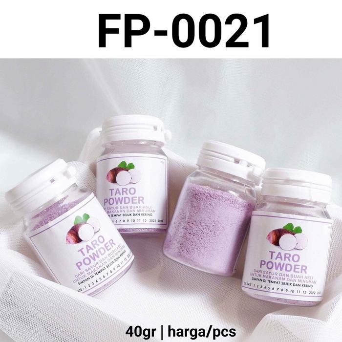 

LEZAT- Fp-0021 Food Powder Perasa Pewarna Makanan 40Gr Taro Powder