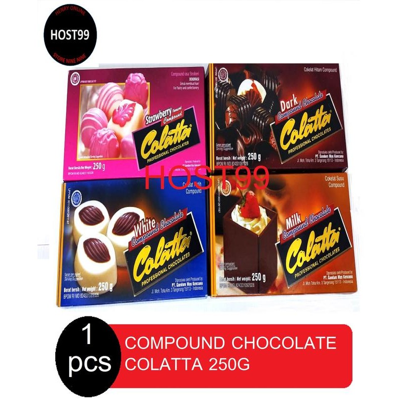 

LEZAT- Coklat Batang Compound Chocolate Colatta 250Gr
