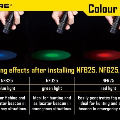 Filter Flashlight Nitecore Nfg25