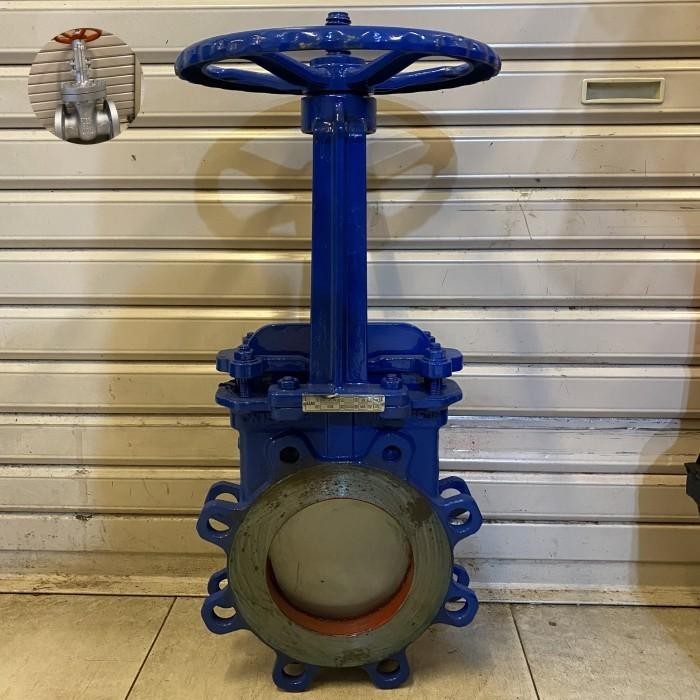 Paling Laris Knife Gate Valve 10" Inch Dn 250 Jis 10K Cast Iron Terlariss 