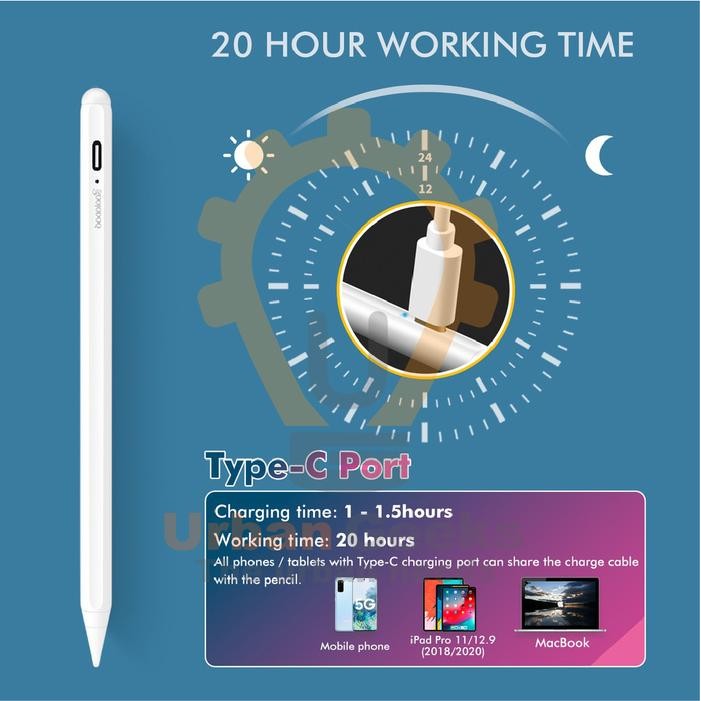 STYLUS APPLE PENCIL 2 PEN GOOJODOQ GEN 10 ORIGINAL FOR IPAD PRO