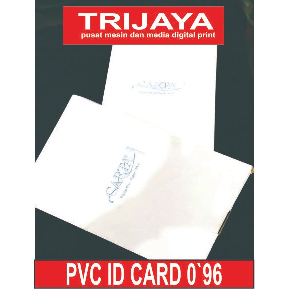 

promo pvc id card 0.96 carta - kartu id printing inkjet