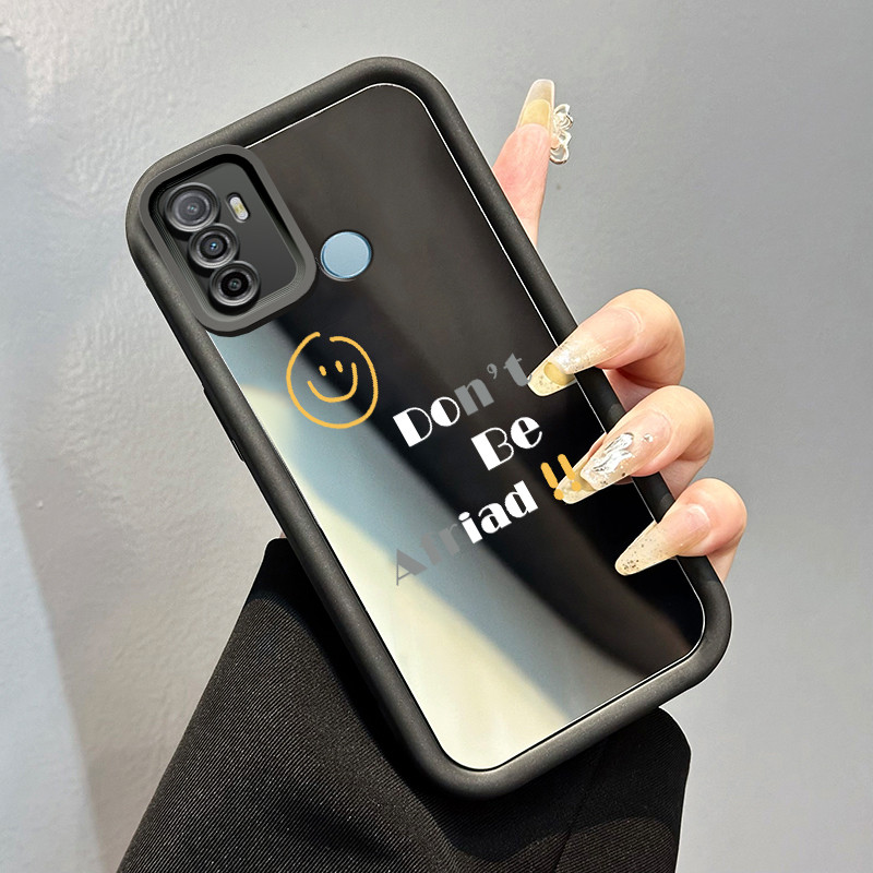 Casing Hp Untuk OPPO A53 2020 A33 2020 A53s A32 A11s Case Casing tas emosi senyum pola Kesing HP Ces