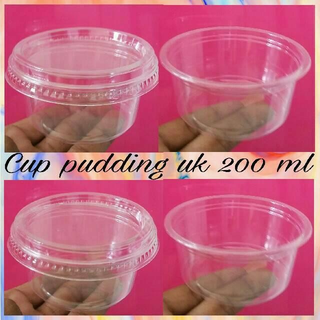 PROMO CUP PUDDING UK 200 ML / CUP PUDING PUYO / WADAH JELLY
