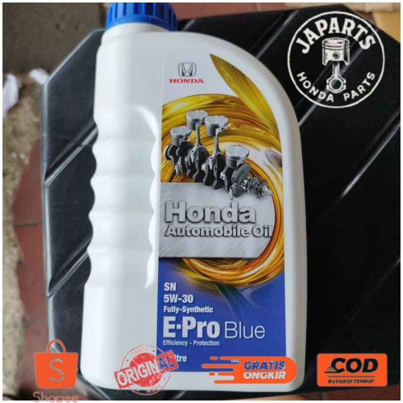 Oli Mesin Mobil Honda Epro E-pro Blue 1 Liter Original