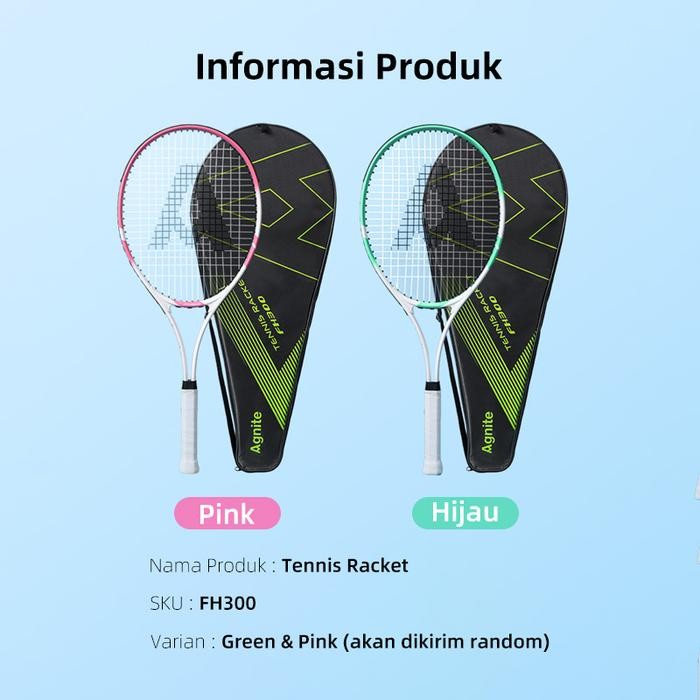 [Agnite New Arrival] Agnite Raket Tenis / Tennis Racket Lapangan Ringan Anti Slip Fh300