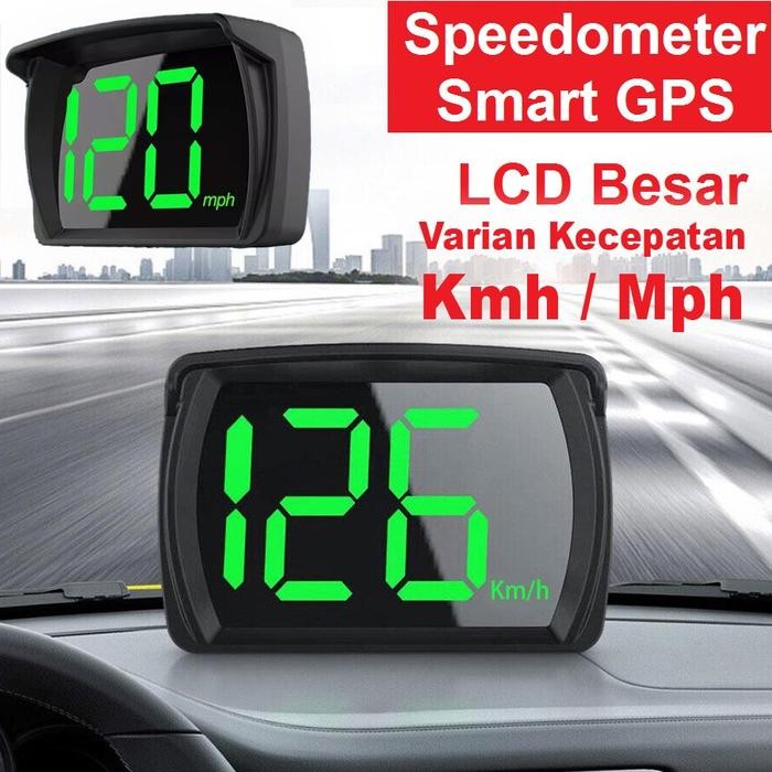 SPEEDOMETER MOBIL DIGITAL SPEEDOMETER GPS DIGITAL KM/H DENGAN TAMPILAN HURUF BESAR LED UNTUK MOBIL