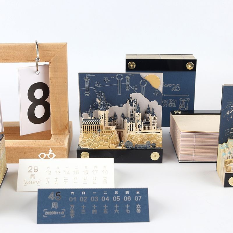 

Sticky Notes 3D Arsitektur - Catatan Tempel Dekoratif untuk Meja Kantor & Hadiah - Pilihan Desain (Kastil, Taman, Kota) - 1 Set |JMJO2WMH|