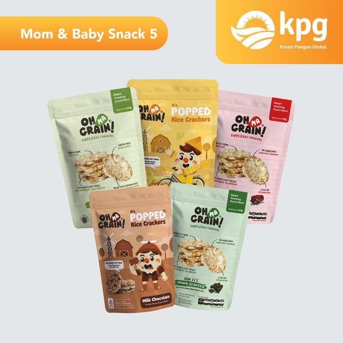 

TERLARIS Oh Ma Grain! Mom and Ba Snack Bundling isi 5 READY STOCK