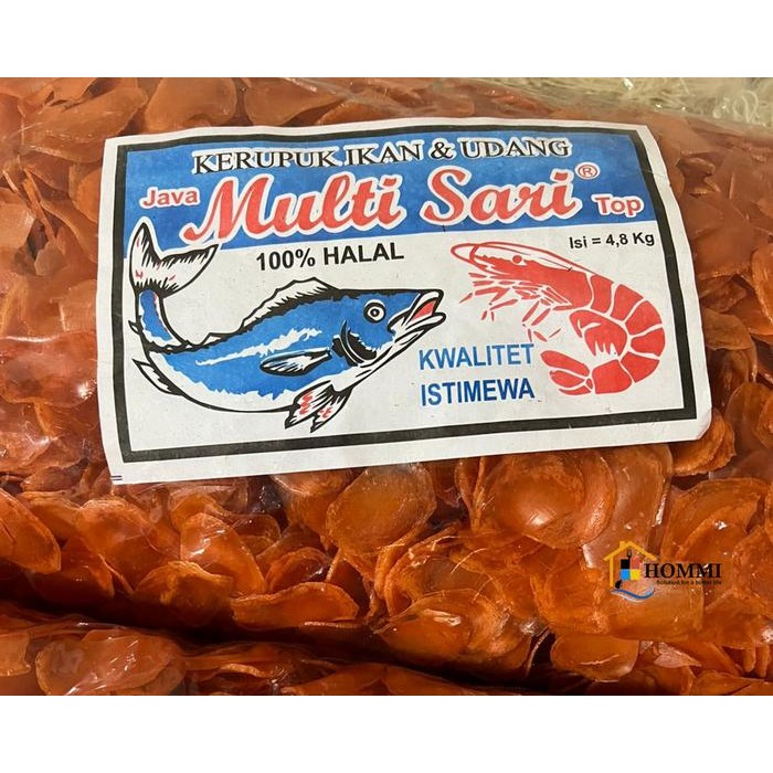 

TERLARIS Kerupuk Ikan & Udang Mentah Multi Sari 1 Bal 4,8kg READY STOCK