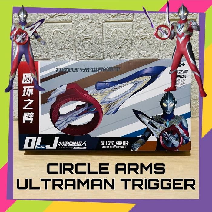 Sale Mainan Ultraman Trigger Circle Arms Figure Anak
