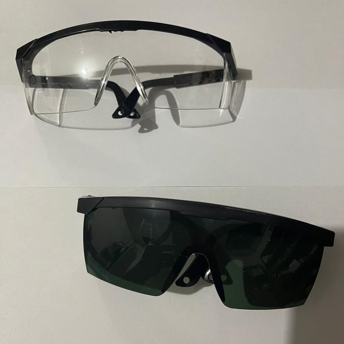 KACAMATA SAFETY GERINDA / LAS BENING KACAMATA SAFETY GERINDA / LAS HITAM KACAMATA SAFETY / KACA MATA