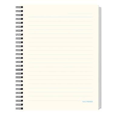 

Bisa Spk! Notebook Double Wire B6 Polkadot Biru