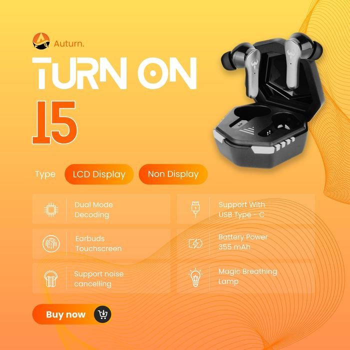 HEADSET WIRELESS BLUETOOTH TWS SUPER BASS EARPHONE