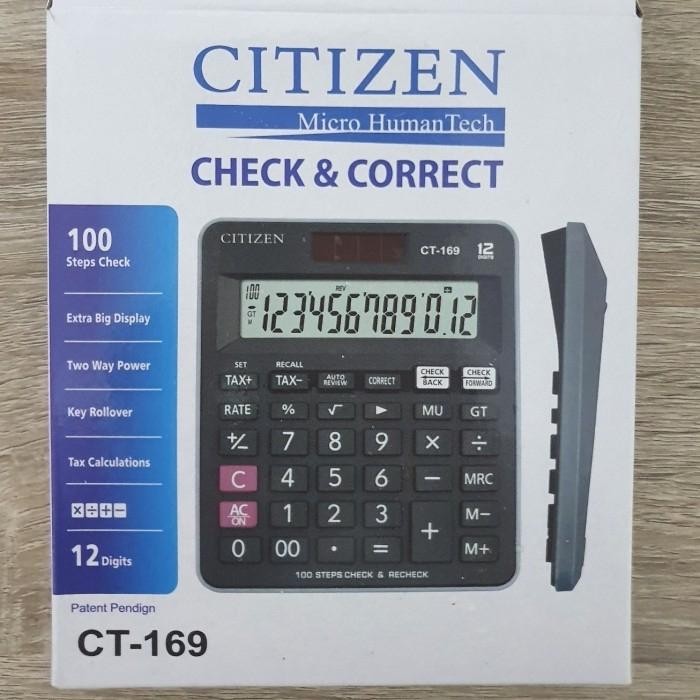 

kalkulator citizen ct 169 - kalkulator citizen - 12 digit kode 169