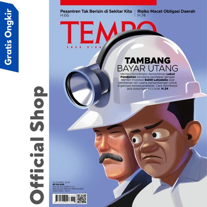 

Majalah Tempo Ed 5309 TAMBANG BAYAR UTANG ( 15 April 2024 )