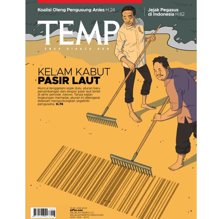 

Majalah Tempo Edisi 5217 Tanggal 12 Juni 2023 KELAM KABUT PASIR LAUT, Edisi Reguler