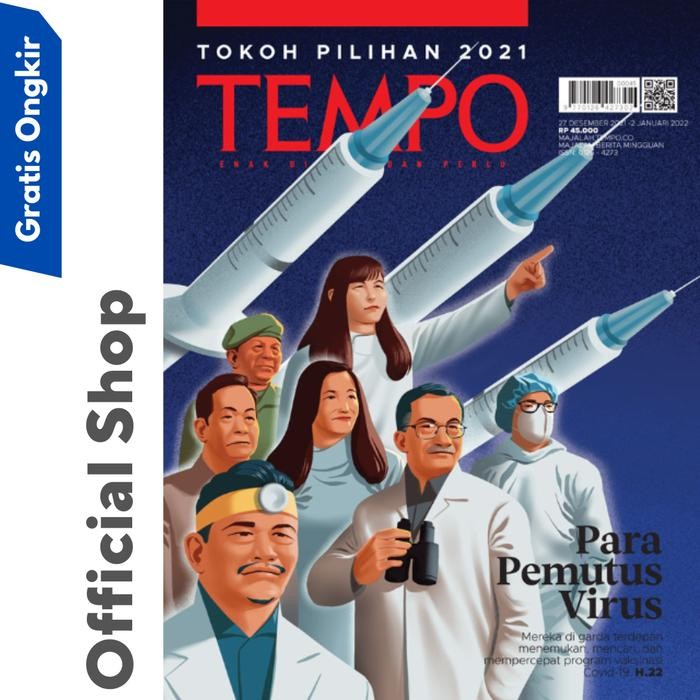 

Majalah Tempo Cetak Edisi 5045 Tgl 27 Desember 2021 PARA PEMUTUS VIRUS