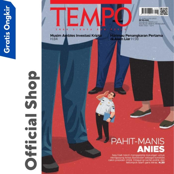 

Majalah Tempo Cetak Edisi 5119 27 Juni-3 Juli 2022 PAHIT-MANIS ANIES