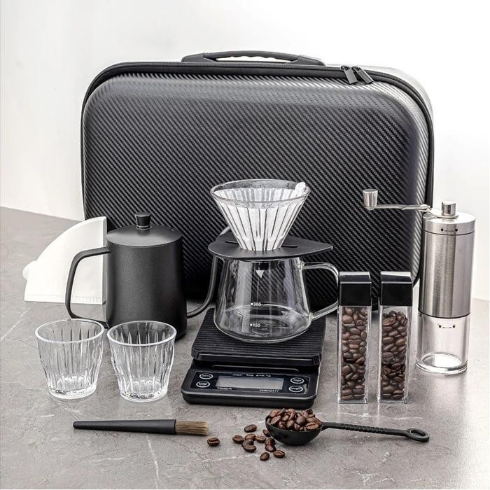

Lynn's Travel Coffee Set Complete/V60 Coffee Set Travel/PourOverCoffee